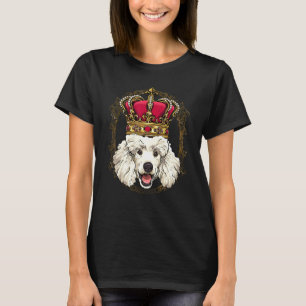 Camiseta Royal Poodle King Rainha Princesa Toy Mini Poodle