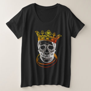 Camiseta Royal Skull Crown – Arte Gótica