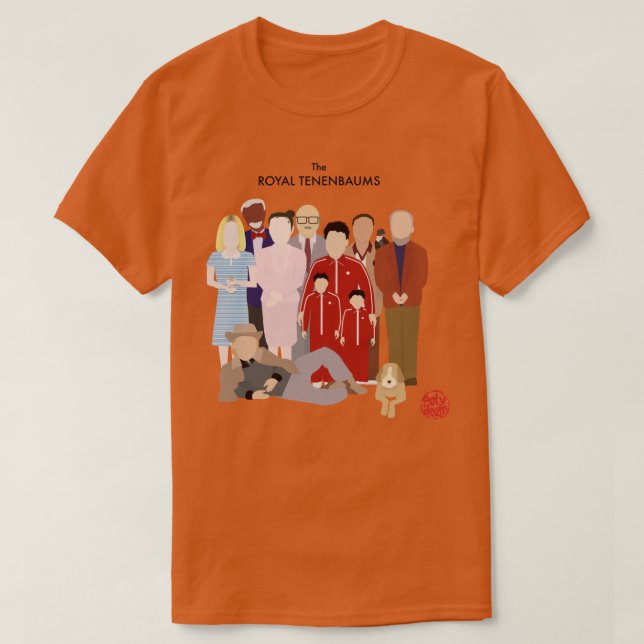 Camiseta Royal Tenenbaums (Frente do Design)