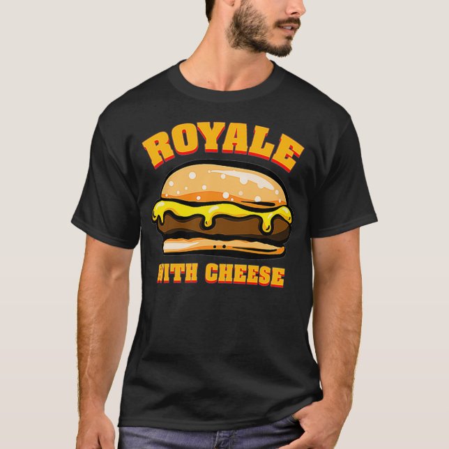 Camiseta Royale Com Queijo Novelty Engraçado Cheeseburger M (Frente)
