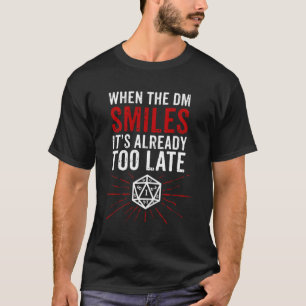 Camiseta Rpg De Jogos De Mesa Superior Da Função