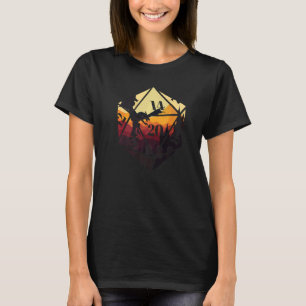 Camiseta RPG Dice com função de dragão