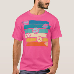 Camiseta RPG Executa a Função Jogando o Dice de Jogo D20 Vi