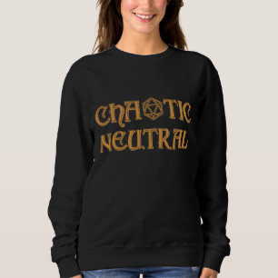 Camiseta Rpg Tabletop Neutral Chaótico D20 Dice