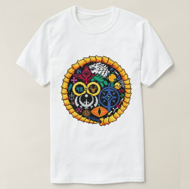 Camiseta RPlace - Local do Reddit - O Void Sem Fim (substit (Frente do Design)