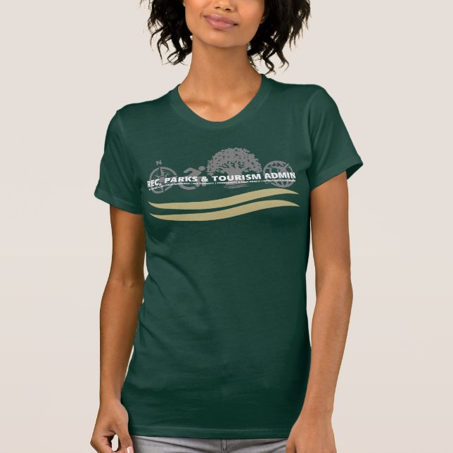 Camiseta RPTA - Camisa-T de mulher verde (Frente)