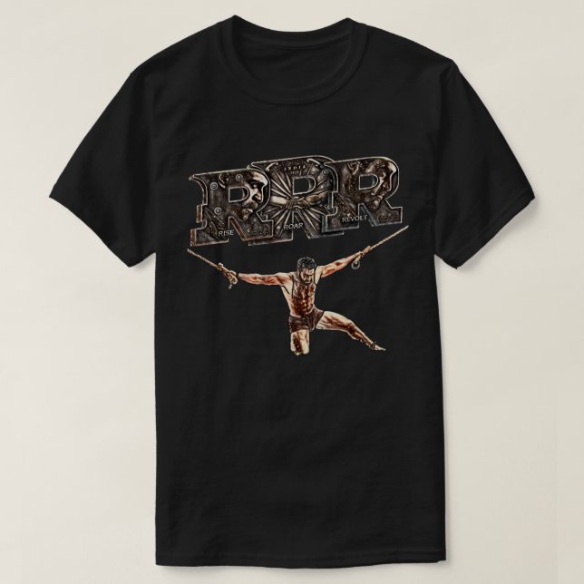 Camiseta rrr design X nt rama rao (Frente do Design)
