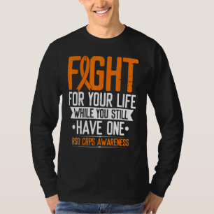Camiseta RSD CRPS Awaright Fight for Life Warrior Orange R
