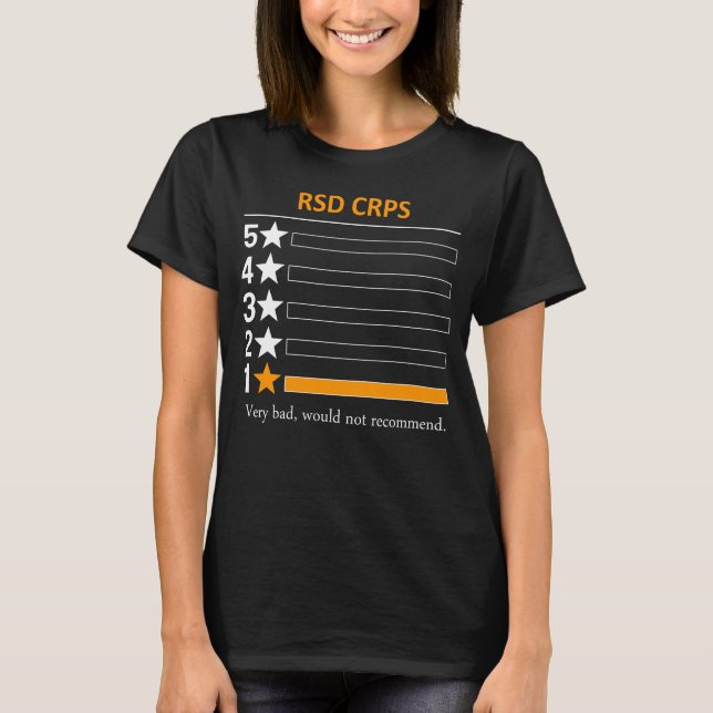 Camiseta RSD CRPS Muito ruim, não recomendaria (Frente)