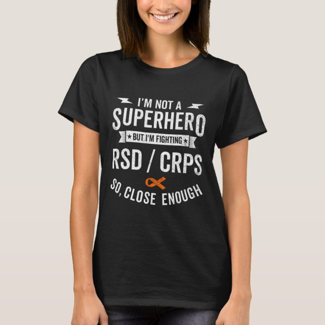 Camiseta Rsd Crps Warrior Survivence Support Orange (Frente)
