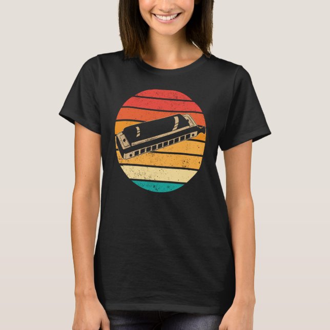 Camiseta Rtro Sunset Harmonica (Frente)