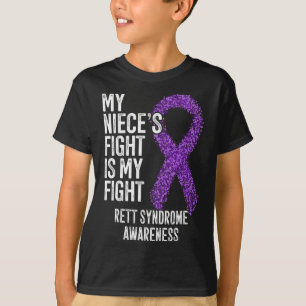 Camiseta Rtt A Luta da Minha sobrinha é a minha síndrome de