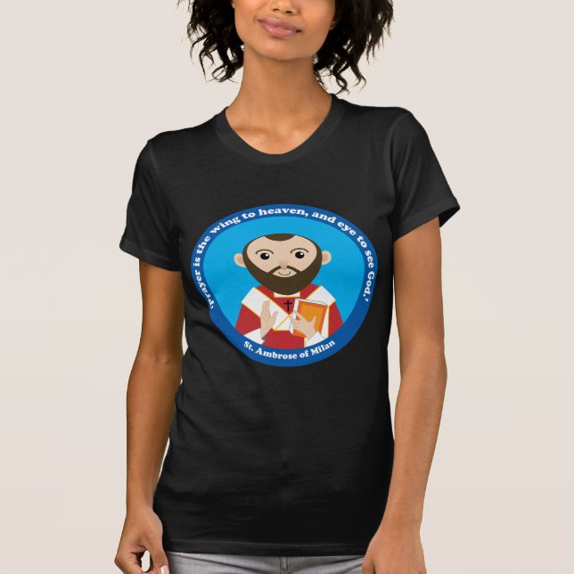 Camiseta Rua. Ambrose de Milão (Frente)