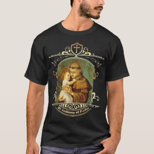 Camiseta Rua Anthony da Pádua Vintage Criança católica