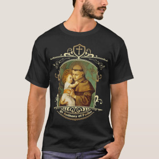 Camiseta Rua Anthony da Pádua Vintage Criança católica