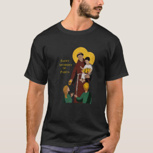 Camiseta Rua Anthony De Pádua Vintage Criança Católica