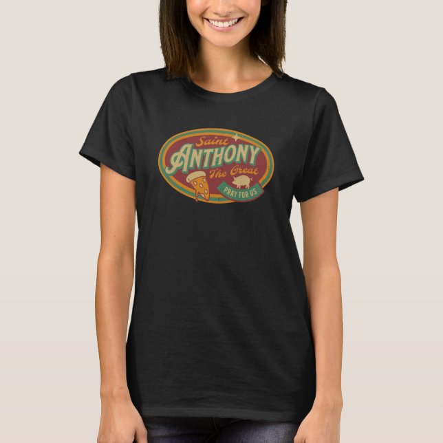 Camiseta Rua Anthony Excelente Abbot Patron Santo Farmers R (Frente)