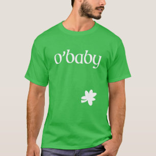 Camiseta Rua, anúncio de gravidez no dia de Patrick O'baby