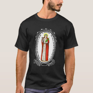 Camiseta Rua Apollonia Patron Santo De Dentistas Dental Hyg