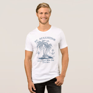 Camiseta Rua Augustine FL - Design de Palma Náutica
