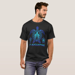 Camiseta Rua Augustine Florida Ocean Turtle Souvenirs