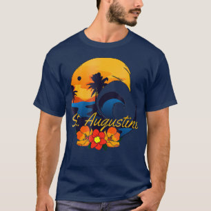 Camiseta Rua Augustine Viagem Souvenir Gift