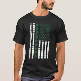 Camiseta Rua, Bandeira Americana do Dia de Patrick, irlande