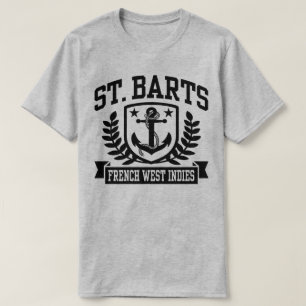 Camiseta Rua. Barts, Índias Ocidentais Francesas