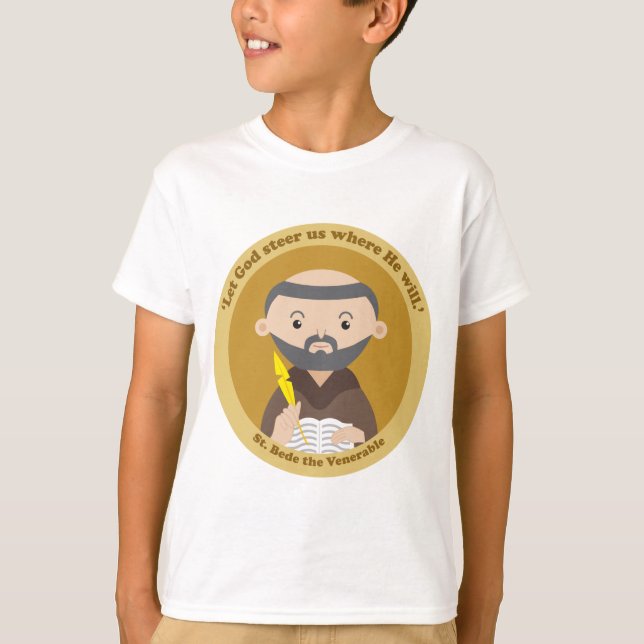 Camiseta Rua, Beda, Venerável. (Frente)