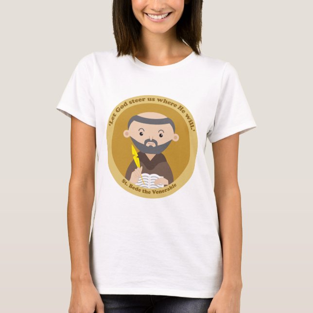 Camiseta Rua, Beda, Venerável. (Frente)