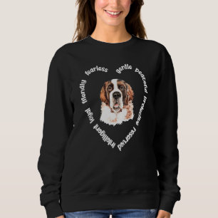 Camiseta Rua Bernard Dog Heart Santo Bernard Mãe Rua Bernar