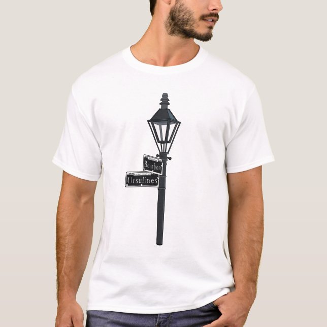 Camiseta Rua Bourbon Nova Orleans Louisiana (Frente)