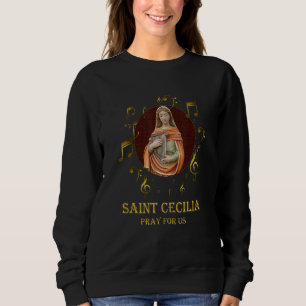 Camiseta Rua Cecilia Patron Santo De Músicos Católicos