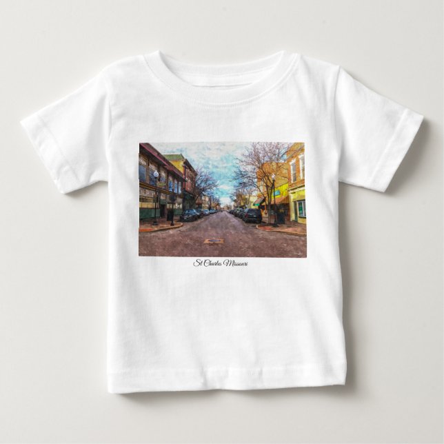 Camiseta Rua Charles Main Rua Painterly (Frente)