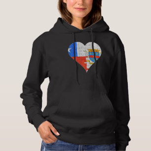 Camiseta Rua chilena Barras Sinalizador Coração