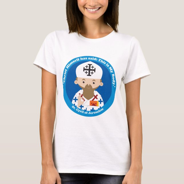 Camiseta Rua. Cirilo de Jerusalém (Frente)