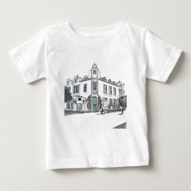 Camiseta rua da cidade antiga (Frente)
