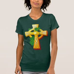 Camiseta Rua da Cruz Irlandesa e das Camarões. Dia de Patr