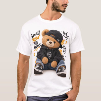 Camiseta Rua da Moda do Urso Teddy Cool | Urso Pequeno Gran