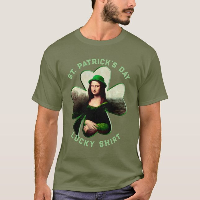 Camiseta Rua da Mona Lisa, dia de Patrick (Frente)