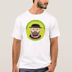 Camiseta Rua. Damien de Molokai