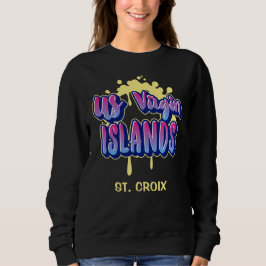 Camiseta RUA das Ilhas Virgens dos EUA. Croix USVI