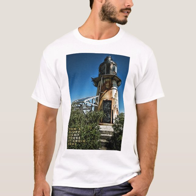 Camiseta RUA das Ilhas Virgens dos EUA. Croix USVI Históric (Frente)