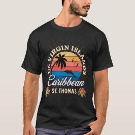 Camiseta RUA das Ilhas Virgens dos EUA, Thomas USVI Tropica