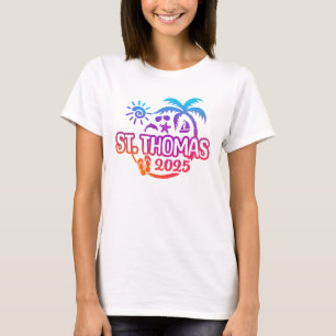 Camiseta rua de 2025. Thomas Vacation ou Trip Design