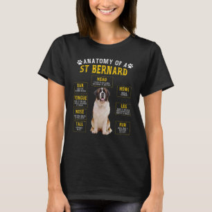 Camiseta Rua De Anatomia Bernard Para Mulheres Homens