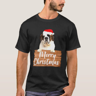 Camiseta Rua de Cachorro Bernard Santa Hat