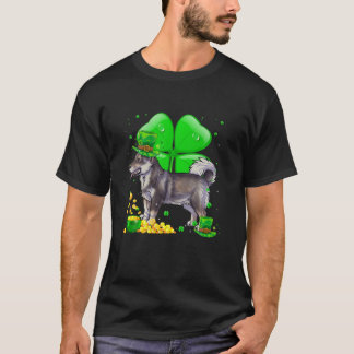 Camiseta Rua de Charme Sortudo do Vallhund sueco. Dia de Pa