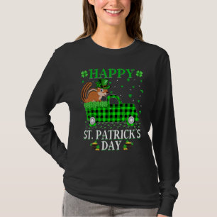 Camiseta Rua de Chipmunk Engraçado Xadrez Buffalo Verde Cam