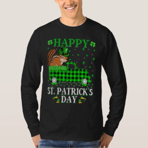Camiseta Rua de Chipmunk Engraçado Xadrez Buffalo Verde Cam